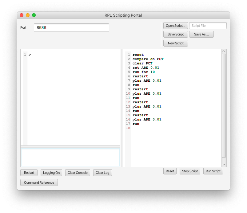 Fig 5. Scripting Portal