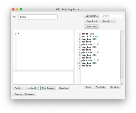 Fig 5. Scripting Portal